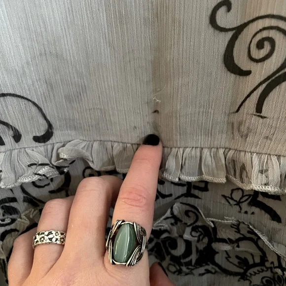 Copper Key | Sheer Paisley Tank | Size Small - Picture 6 of 8